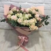 Букет пионовидных роз Pavlova