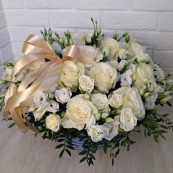 Корзина с цветами №1